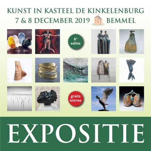 kunst expositie kasteel bemmel gelderland kinkelenburg lingewaard 2019 december kerst exclusief schilderij keramiek brons fotografie glaskunst